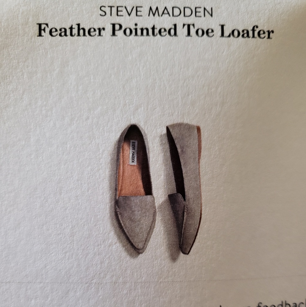 Steve Madden Feather Pointed Toe Loafer